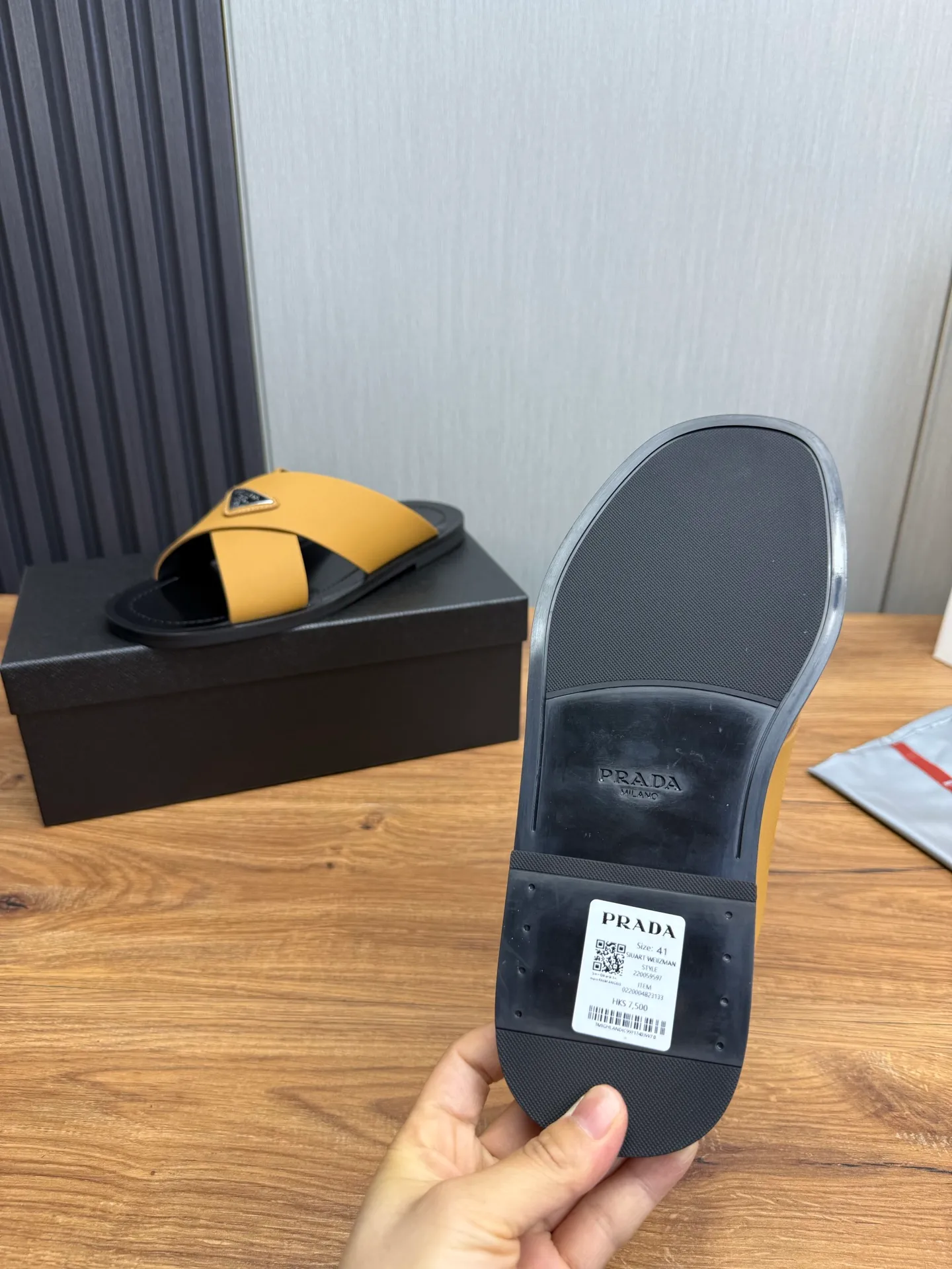 Factory price 340💰 ＰＲＡＤＡPrada - popular men's slippers hot sale 🔥 🩴Official website one to one production 38-45 sizes 45 46 🉑️Customized!